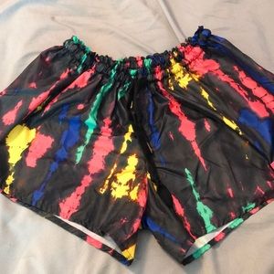 Adidas Stella McCartney Sport Shorts - Black/Turbo